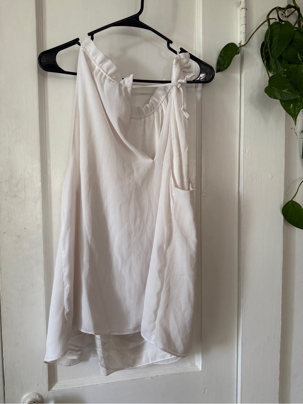 H&M Ivory Satin top size 2XL - Picture 7 of 9